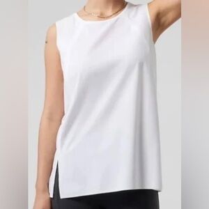 Athleta White Zephry Refined Tank XS